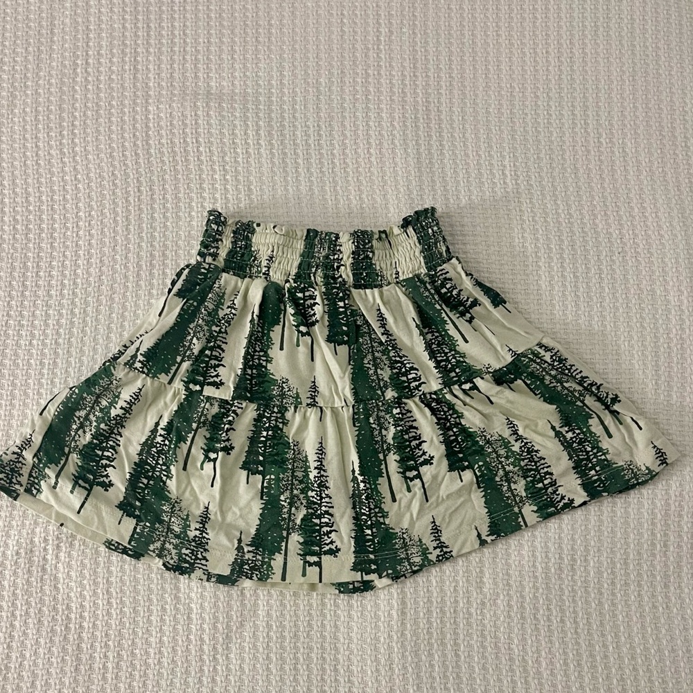 Kate Quinn PNW Tree Landscape Smocked Skirt